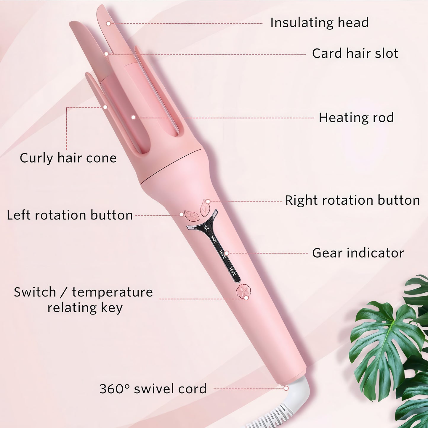 MagiCurl Automatic Hair Curler Details